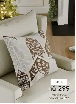 Skeidar Peppi pute 50x50 cm tilbud