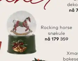 Skeidar Rocking horse snøkule tilbud