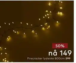 Skeidar Firecracker lyslenke 800cm tilbud