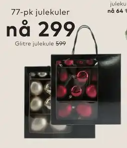Skeidar 77-pk julekuler tilbud