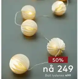 Skeidar Ball lyslenke tilbud