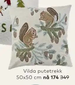 Skeidar Vilda putetrekk 50x50 cm tilbud