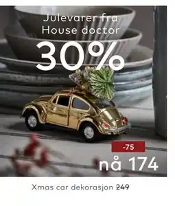Skeidar Xmas car dekorasjon tilbud