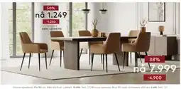 Skeidar Groove spisebord tilbud