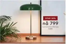 Skeidar Leonora bordlampe tilbud