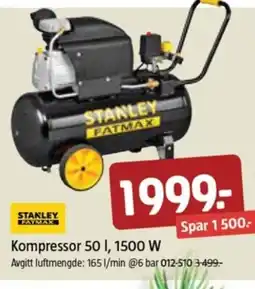 Jula Kompressor 50 I, 1500 W tilbud