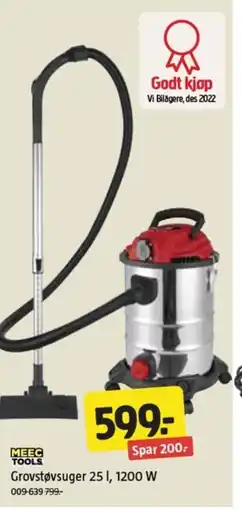 Jula Grovstøvsuger 25 I, 1200 W tilbud