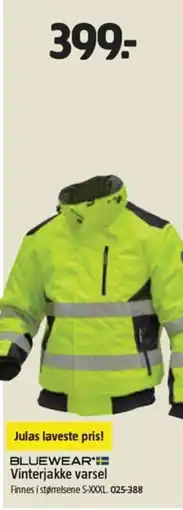 Jula Vinterjakke varsel tilbud