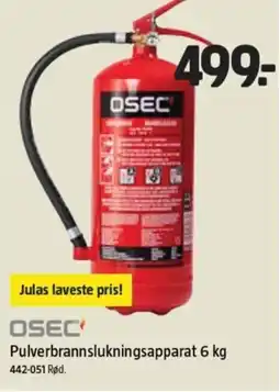 Jula Pulverbrannslukningsapparat tilbud