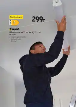 Jula Anslut LED-armatur 5000 Im, 44 W tilbud