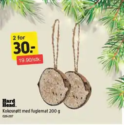 Jula Kokosnøtt med fuglemat tilbud