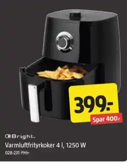 Jula Varmluftfrityrkoker 4 I, 1250 W tilbud