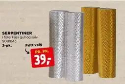 jem & fix SERPENTINER tilbud