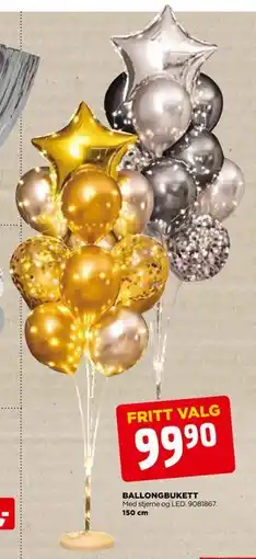 jem & fix BALLONGBUKETT tilbud
