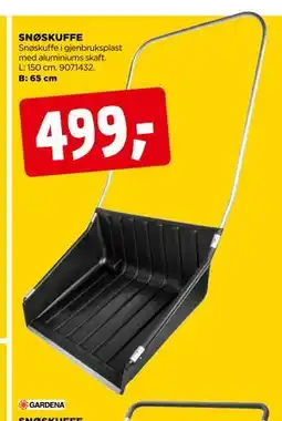 jem & fix SNØSKUFFE tilbud