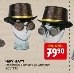 jem & fix HØY HATT tilbud