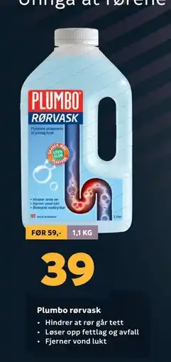 Megaflis Plumbo rørvask tilbud