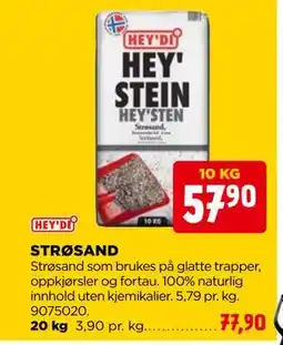 jem & fix STRØSAND tilbud