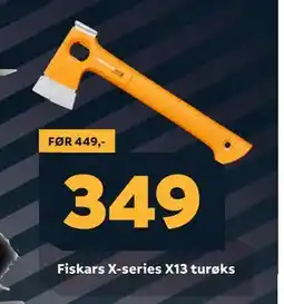 Megaflis Fiskars X-series X13 turøks tilbud