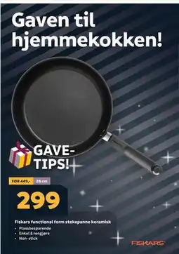 Megaflis Fiskars functional form stekepanne keramisk tilbud