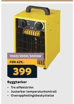 Megaflis Byggtørker tilbud