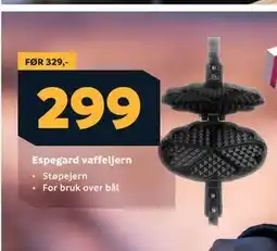 Megaflis Espegard vaffeljern tilbud