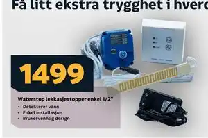 Megaflis Waterstop lekkasjestopper enkel 1/2” tilbud