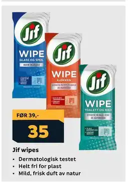 Megaflis Jif wipes tilbud
