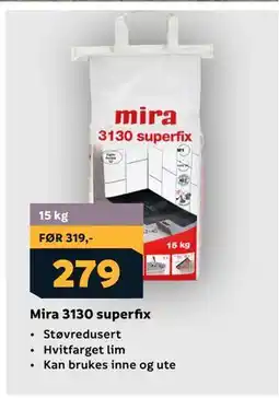 Megaflis Mira 3130 superfix tilbud