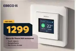 Megaflis Ebeco Eb-Therm 500 termostat tilbud