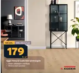 Megaflis Egger Natural Cadiz Oak laminatgulv tilbud