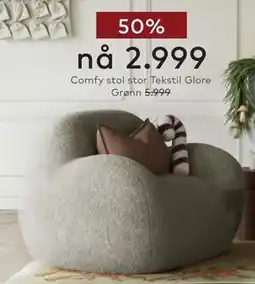 Skeidar Comfy stol stor tilbud
