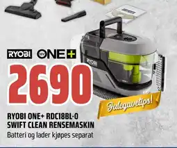 Coop Obs Ryobi one+ rdc18bl-0 swift clean rensemaskin tilbud