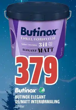 Coop Obs Butinox® butinox elegant 05/matt interiørmaling tilbud