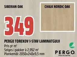 Coop Obs Siberian oak pergo torekov 1-stav laminatgulv tilbud