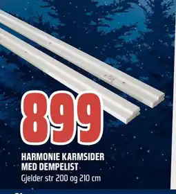 Coop Obs Harmonie karmsider med dempelist. tilbud