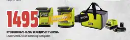 Coop Obs Ryobi rck1825-ic20g verktøysett sliping tilbud