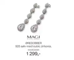 Bjørklund Magi øredobber 925 sølv med cubic zirkonia. tilbud