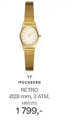 Bjørklund Mockberg retro 028 mm, 3 atm. tilbud