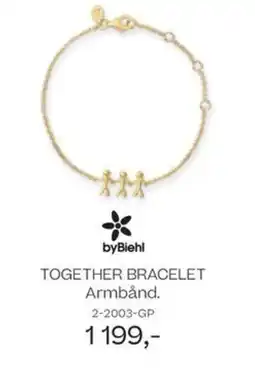 Bjørklund Bybiehl together bracelet armbånd. 2-2003-gp tilbud