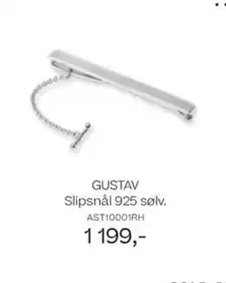 Bjørklund Gustav slipsnål 925 sølv. tilbud