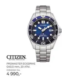 Bjørklund Citizen. promaster ecodrive q40,5 mm, 20 atm. tilbud