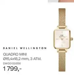 Bjørklund Daniel wellington quadro mini tilbud