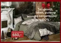 Kid Interiør Eden sateng sengesett tilbud