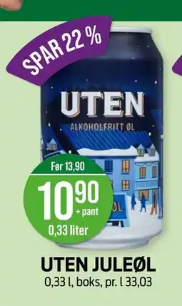 Kiwi UTEN JULEØL tilbud