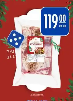 Rema 1000 KRYDRET TYNNRIBBE tilbud