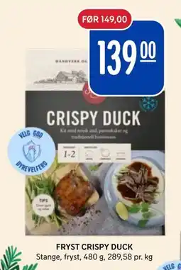 Rema 1000 FRYST CRISPY DUCK tilbud