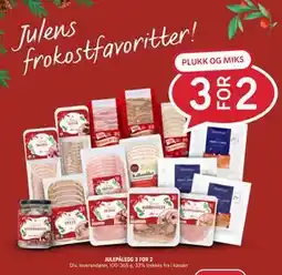 Rema 1000 JULEPÅLEGG 3 FOR 2 tilbud