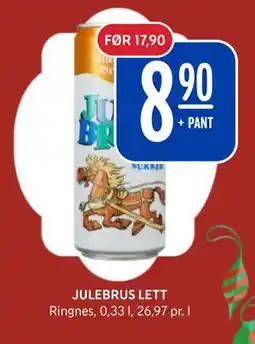 Rema 1000 JULEBRUS LETT tilbud