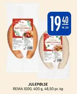 Rema 1000 JULEPØLSE tilbud